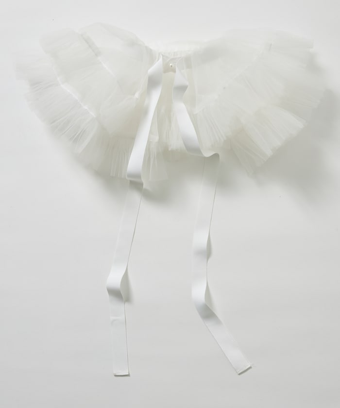 Tulle Collar / 褶皺蕾絲領 / 襯領