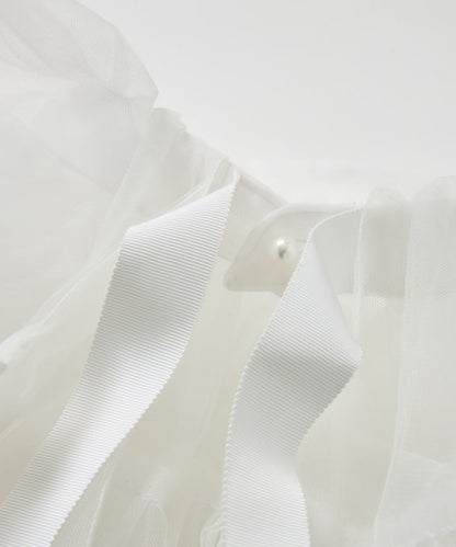 Tulle Collar / 褶皺蕾絲領 / 襯領