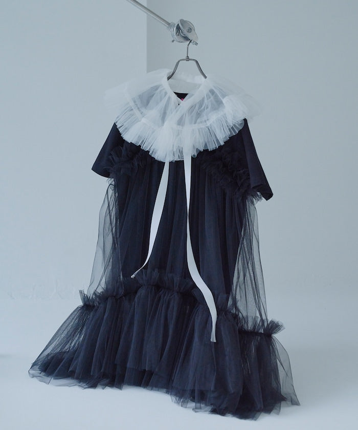 Tulle Collar / 褶皺蕾絲領 / 襯領