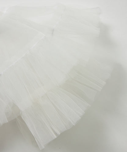 Tulle Collar / 褶皺蕾絲領 / 襯領