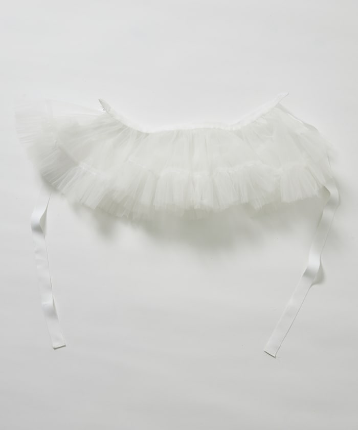 Tulle Collar / 褶皺蕾絲領 / 襯領