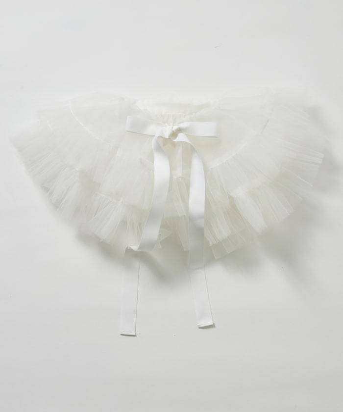 Tulle Collar / 褶皺蕾絲領 / 襯領