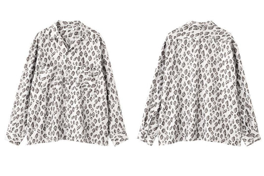 SEVEN BY SEVEN OPEN COLLAR SHIRTS L/S ‐LEOPARD PRINT‐ (SEVEN BY SEVEN)