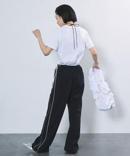 側邊絲帶褲 / 長褲