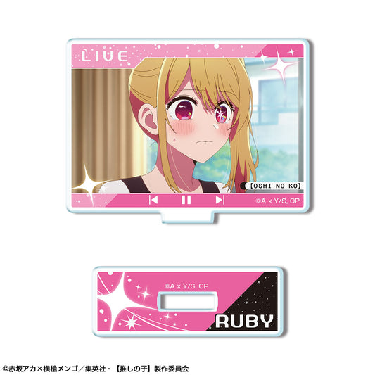 推し的小孩_迷你亞克力支架 設計08(紅寶石)