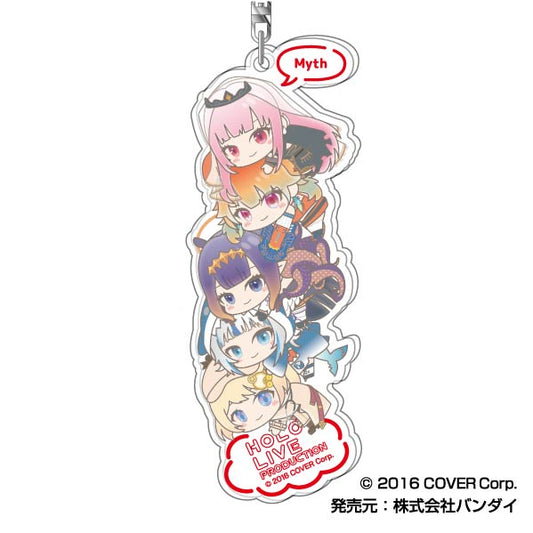 《hololive》亞克力鑰匙扣 はぐみーつ 堆疊排列09 神話 AK