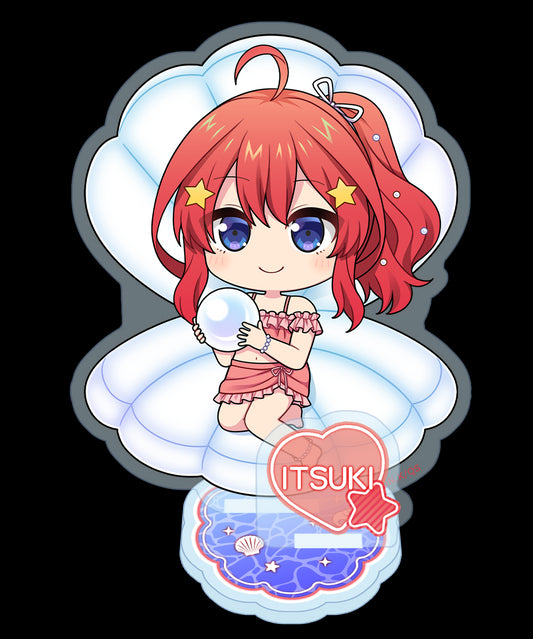 《五等分的新娘》∽_迷你亞克力立牌【中野五月】度假版。