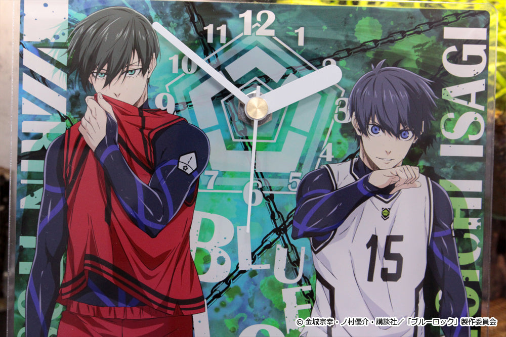 《藍色監獄》丙烯酸置時鐘【潔 世一&糸師 凜】