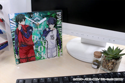 《藍色監獄》丙烯酸置時鐘【潔 世一&糸師 凜】