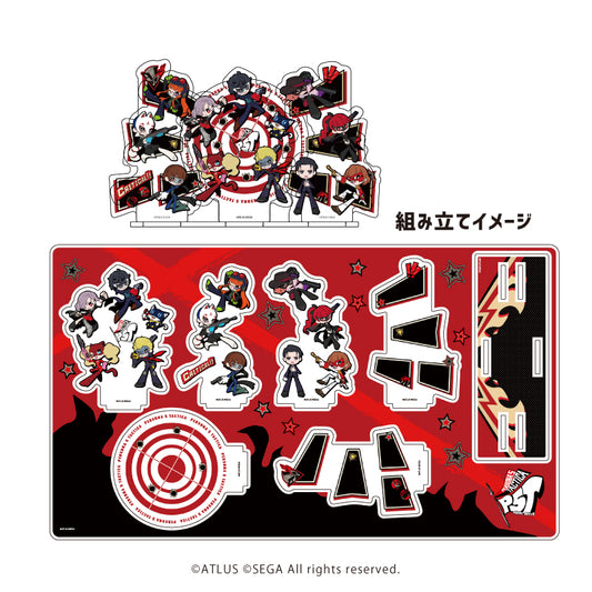 Persona 5 戰術_高級 亞克力景觀板01/集合設計(圖形藝術插圖)