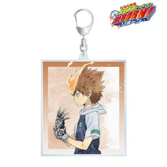 《家庭教師HITMAN REBORN!》描繪版 沢田 綱吉 行進ver. 大號亞克力鑰匙扣