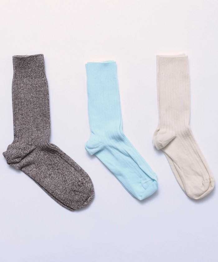 RIB OVERANKLE SOCKS / KARS-CR-SU24 / 紋理過踝襪
