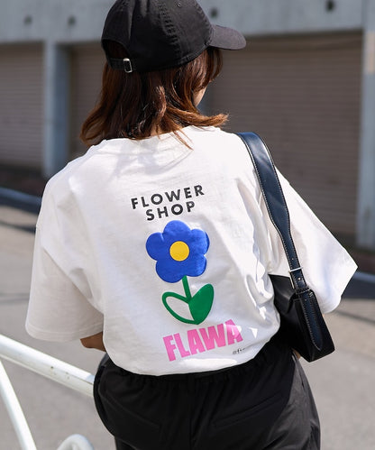 “FLAWA”發泡背面印花T恤