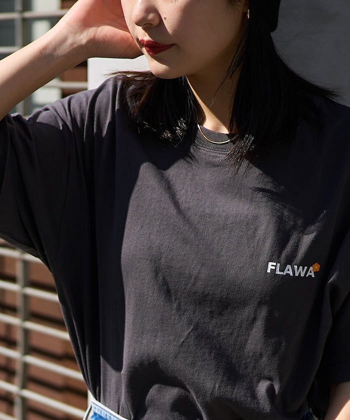 “FLAWA”發泡背面印花T恤