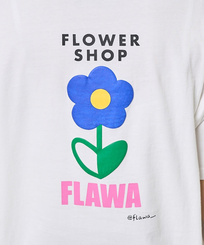 “FLAWA”發泡背面印花T恤