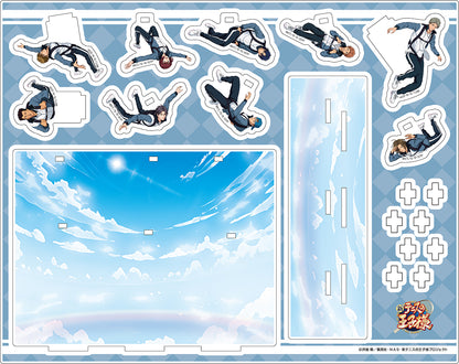 《新網球王子》描繪版亞克力景觀模型【空中跳傘版】