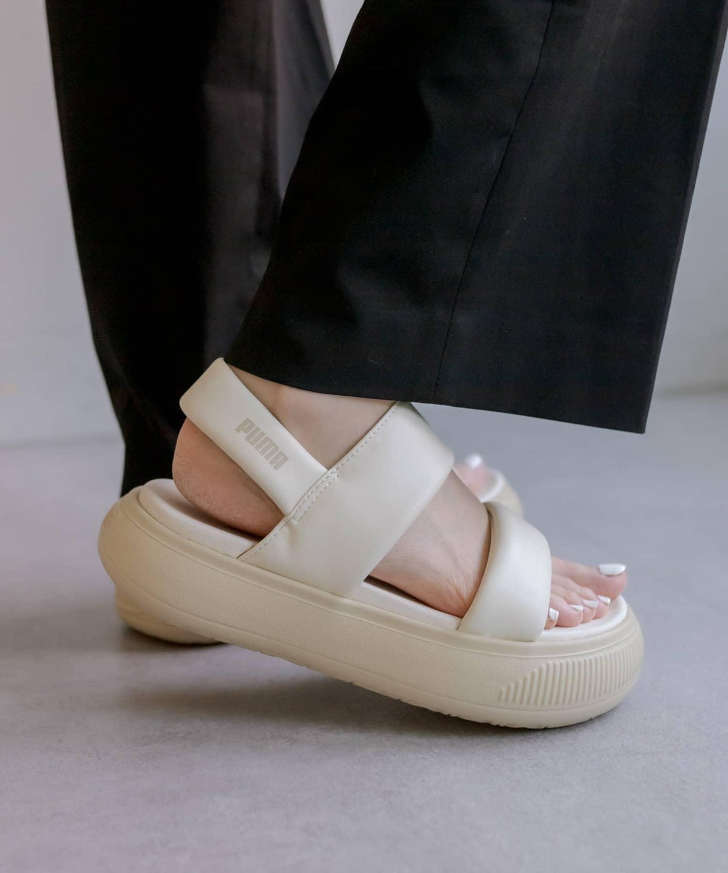 【PUMA(普馬)】女士 瑪優 厚底 拖鞋/MAYU PUFFY SANDALS