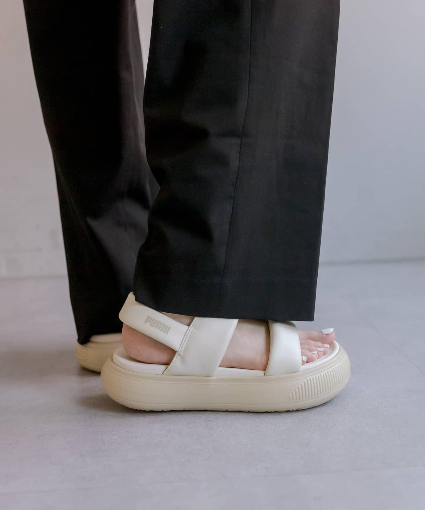 【PUMA(普馬)】女士 瑪優 厚底 拖鞋/MAYU PUFFY SANDALS