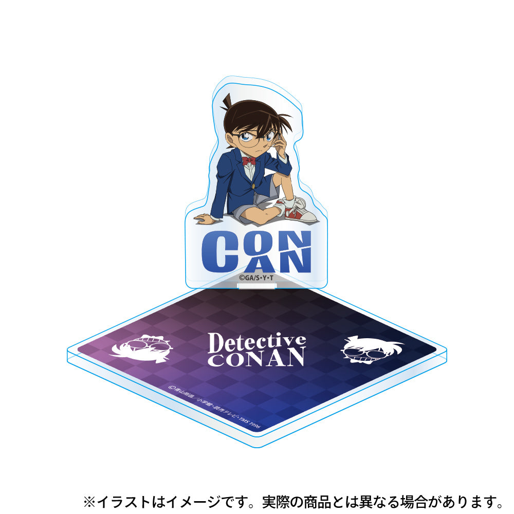 《名偵探柯南》帶角色的亞克力杯墊 江戶川柯南版