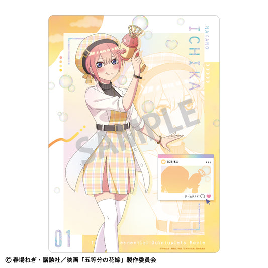 電影 《五等分的新娘》 下墊 中野一花 泡泡槍