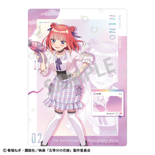 電影 《五等分的新娘》 下墊 中野二乃 泡泡槍
