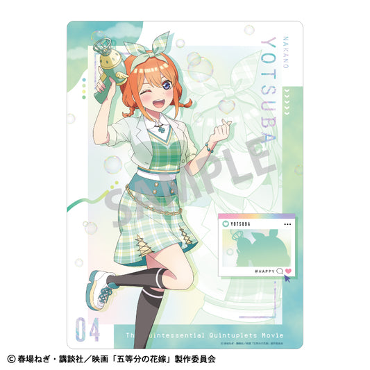 電影 《五等分的新娘》 下墊 中野四葉 泡泡槍