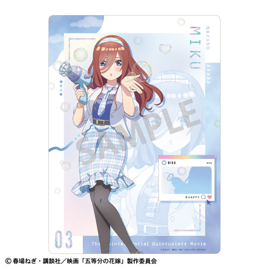 電影 《五等分的新娘》 下墊 中野三玖 泡泡槍