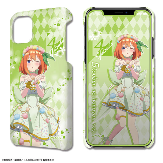 五等分の花嫁∽_iPhone 12/12 Pro_デザジャケット ケース＆保護シート デザイン04(中野四葉/花の妖精ver.)【描き下ろし】