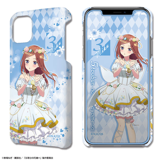 五等分の花嫁∽_iPhone 12/12 Pro_デザジャケット ケース＆保護シート デザイン03(中野三玖/花の妖精ver.)【描き下ろし】