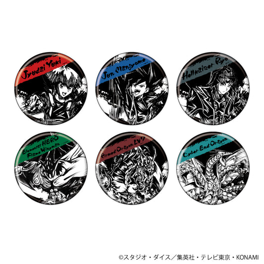 遊☆戱☆王決鬥怪獸GX 缶徽章07/BOX(全6種)(墨畫插圖)【全套BOX】