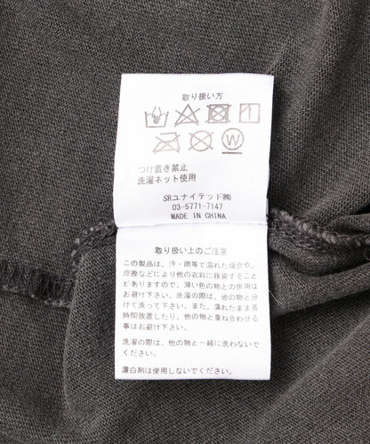 WHITELAND/白地/PIGMENT WIDE TEE