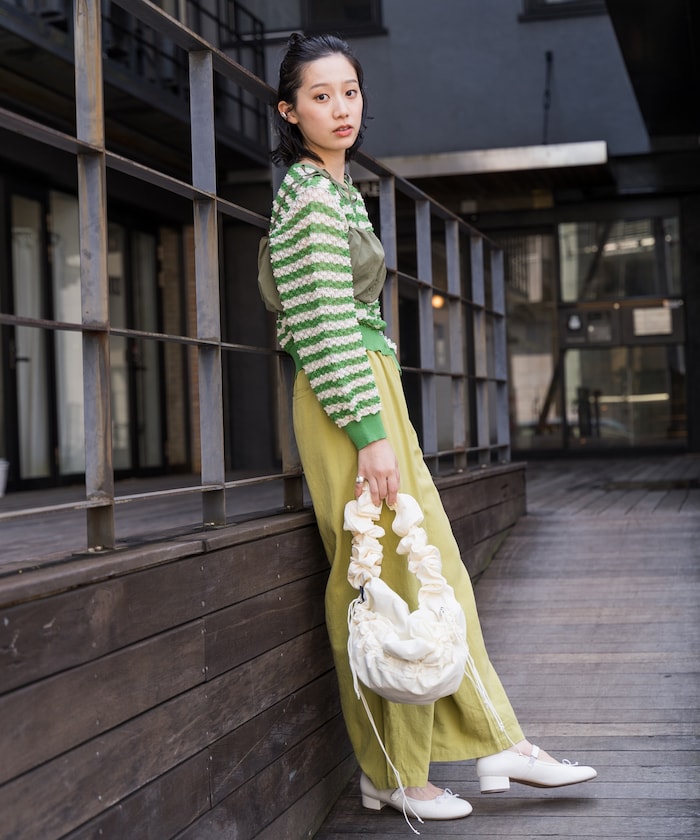 2way 透視 邊框 針織開衫