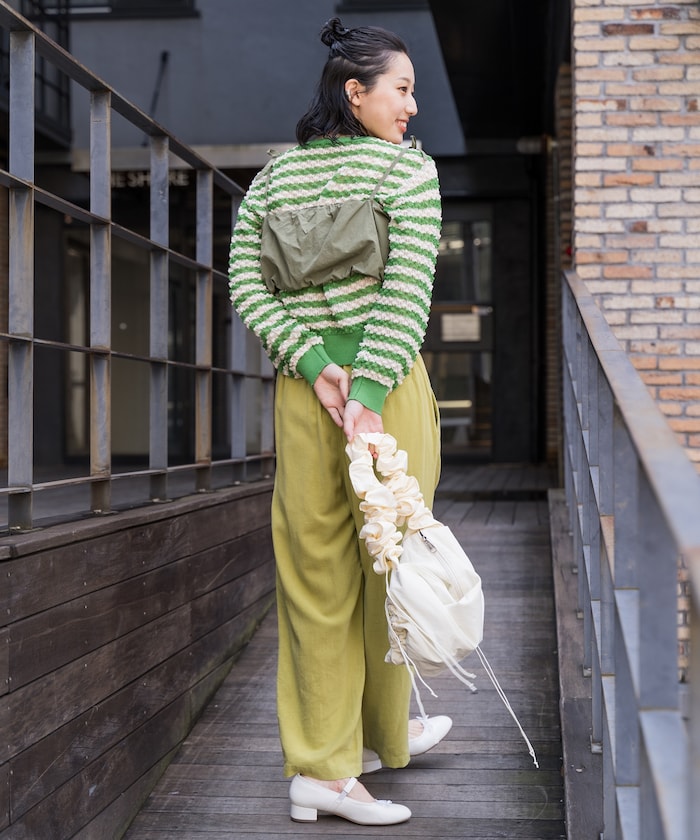 2way 透視 邊框 針織開衫