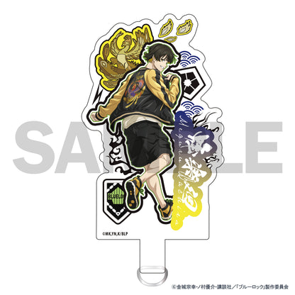 《藍色監獄》- 風衣穿著描繪原創印花T恤蜂樂 回