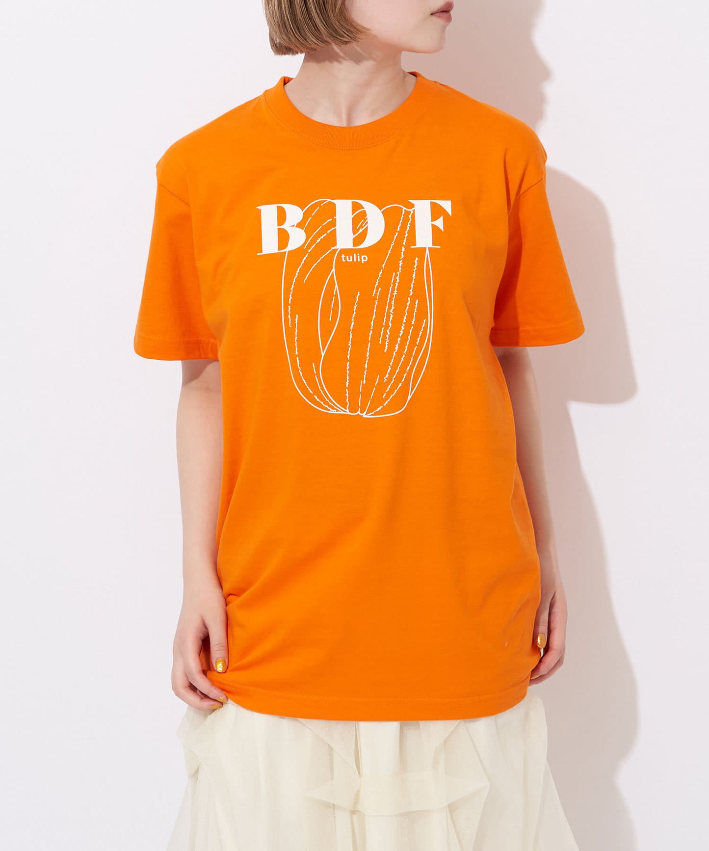 BDF花卉logo T恤