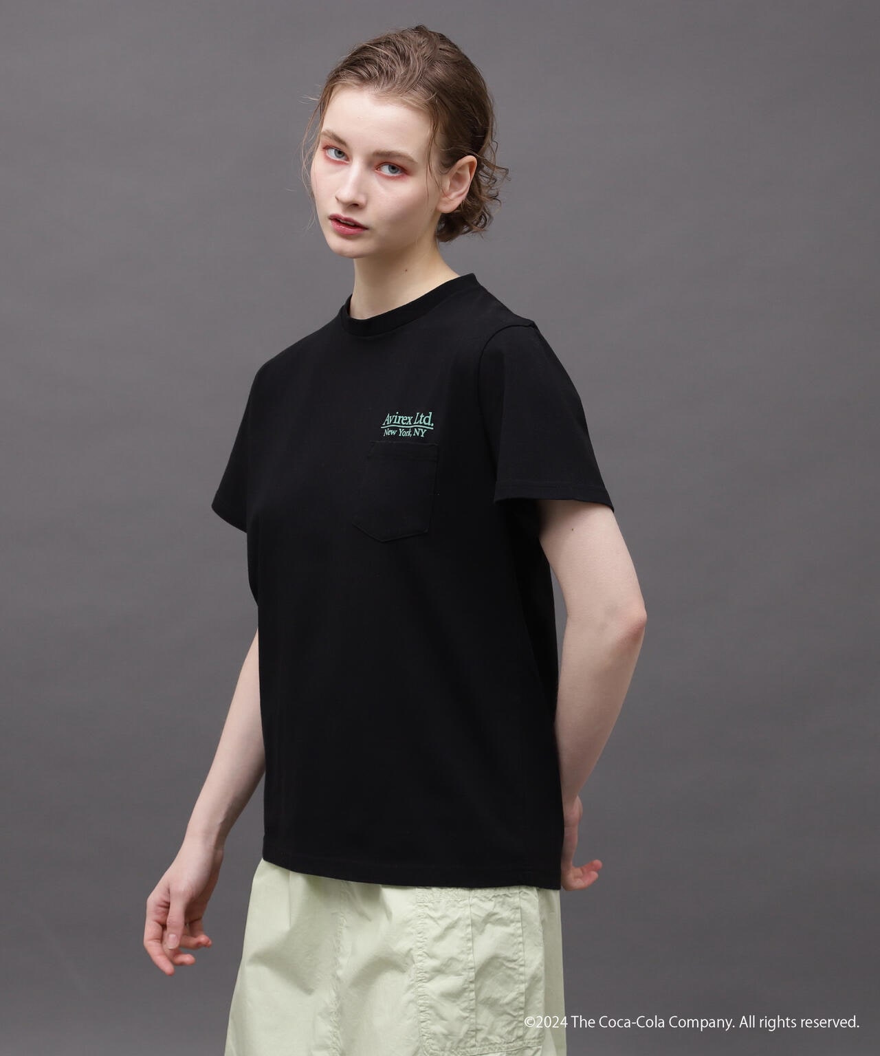 AVIREX / Coca-Cola 90'S POCKET LOGO T-SHIRT(Women's)