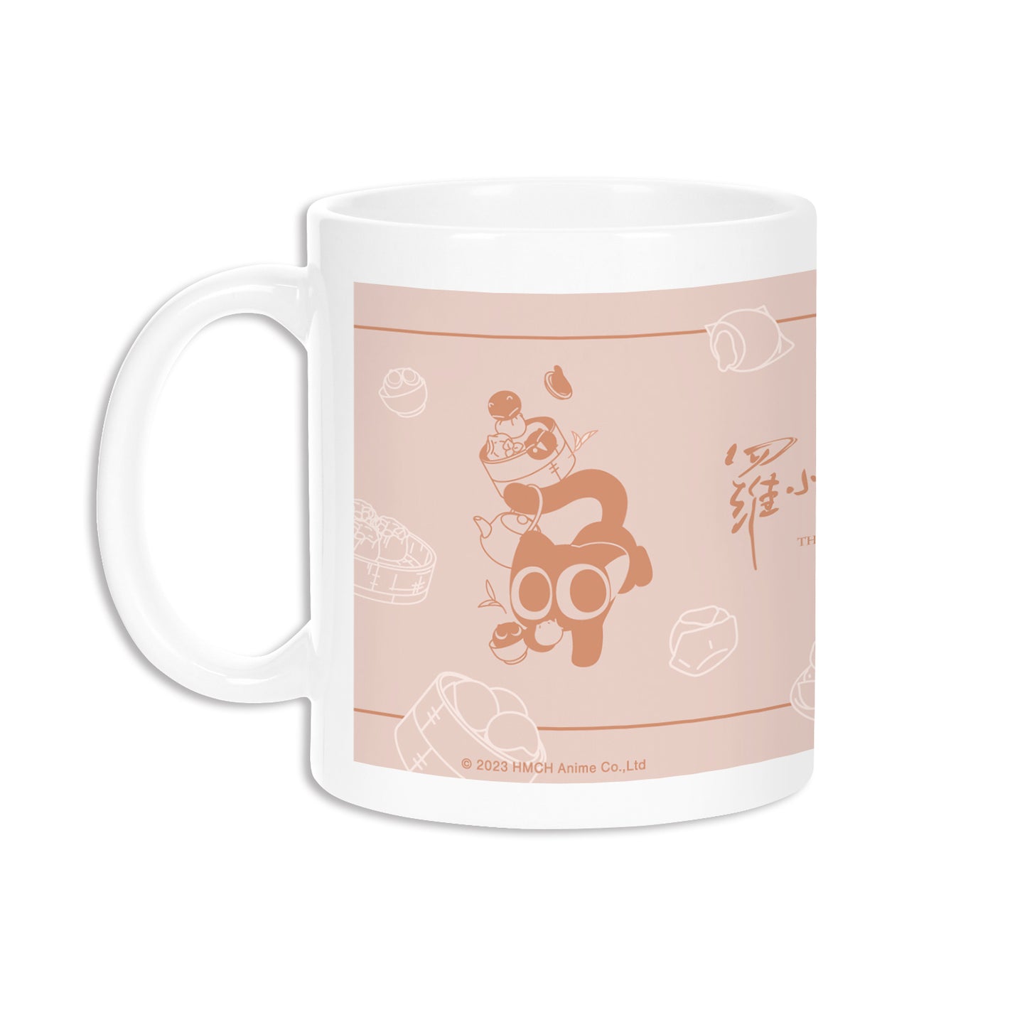 《羅小黑戰記》描繪插圖 小黑貓  B 喝茶版 馬克杯