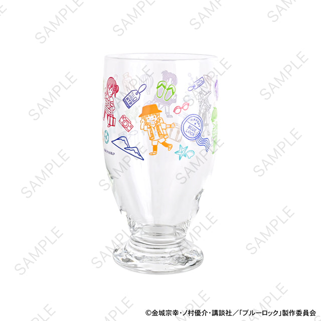 《藍色監獄》_迪士尼 阿黛麗復古臺座玻璃杯總花紋