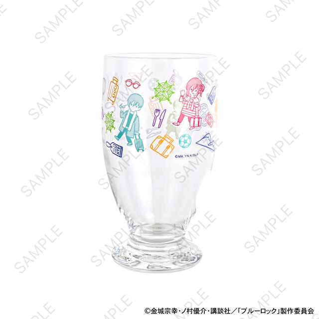 《藍色監獄》_迪士尼 阿黛麗復古臺座玻璃杯總花紋