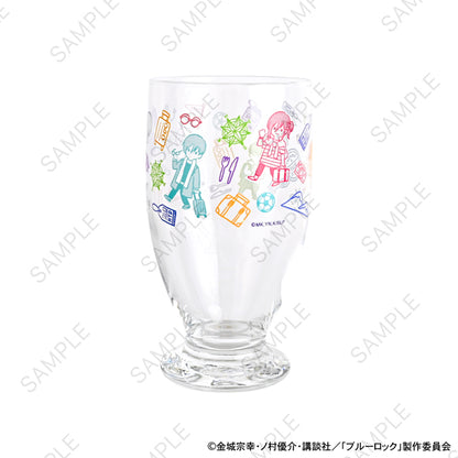 《藍色監獄》_迪士尼 阿黛麗復古臺座玻璃杯總花紋