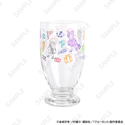 《藍色監獄》_迪士尼 阿黛麗復古臺座玻璃杯總花紋