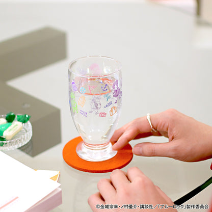 《藍色監獄》_迪士尼 阿黛麗復古臺座玻璃杯總花紋