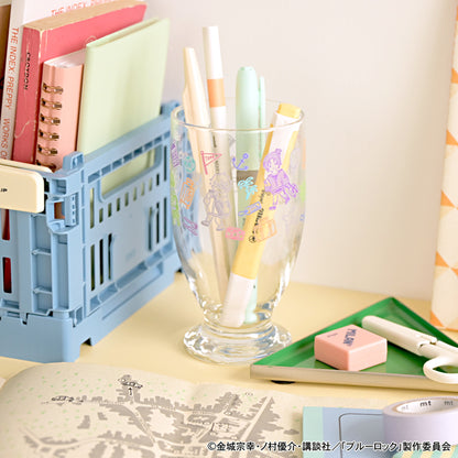 《藍色監獄》_迪士尼 阿黛麗復古臺座玻璃杯總花紋