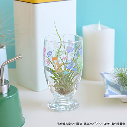 《藍色監獄》_迪士尼 阿黛麗復古臺座玻璃杯總花紋