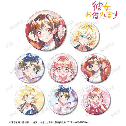 《租借女友》交易動畫 aqua label 罐徽章(單位/單品)