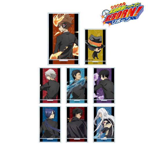 《家庭教師HITMAN REBORN!》_全新繪製插圖 戰鬥背影版 交易用亞克力展示架(單位/盒)