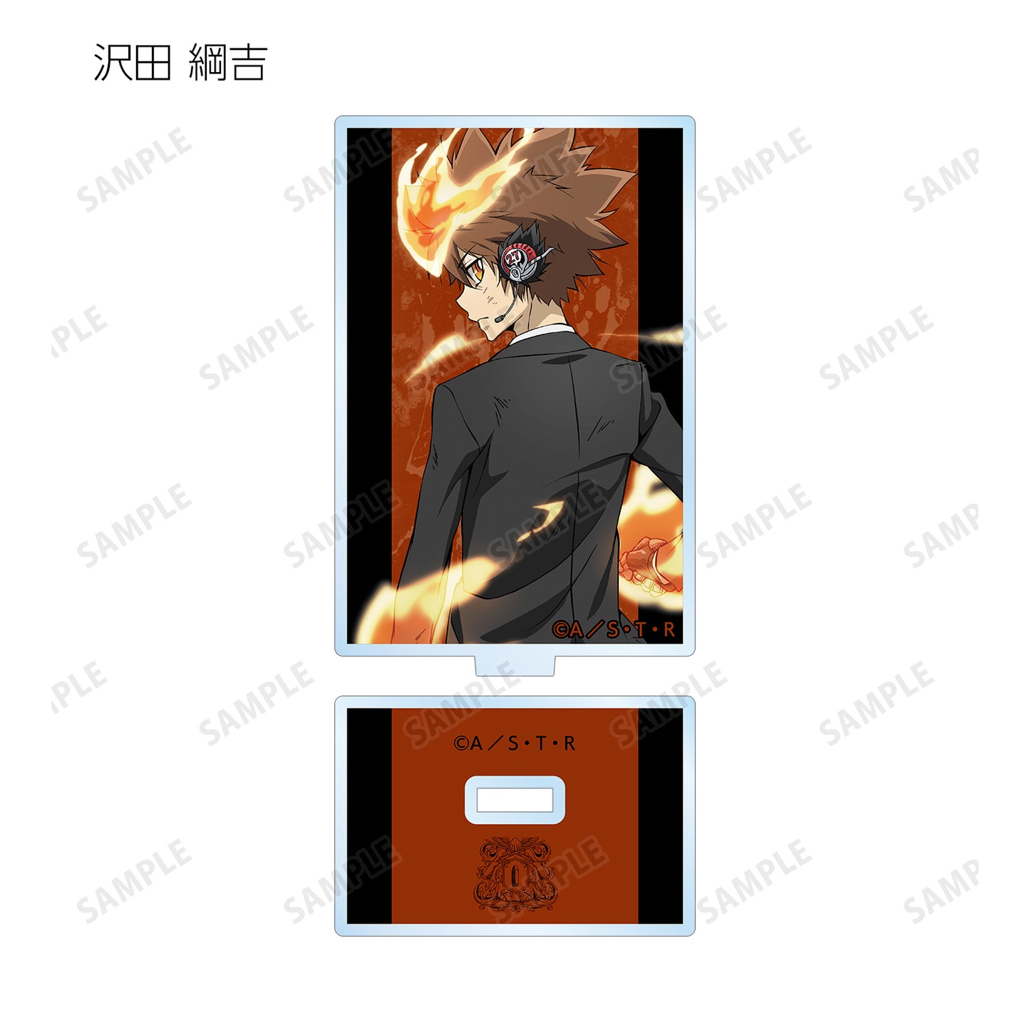 《家庭教師HITMAN REBORN!》_全新繪製插圖 戰鬥背影版 交易用亞克力展示架(單位/盒)