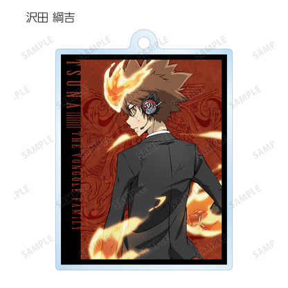 《家庭教師HITMAN REBORN!》_全新繪製插圖 戰鬥背影版 交易亞克力鑰匙扣(單位/單品)