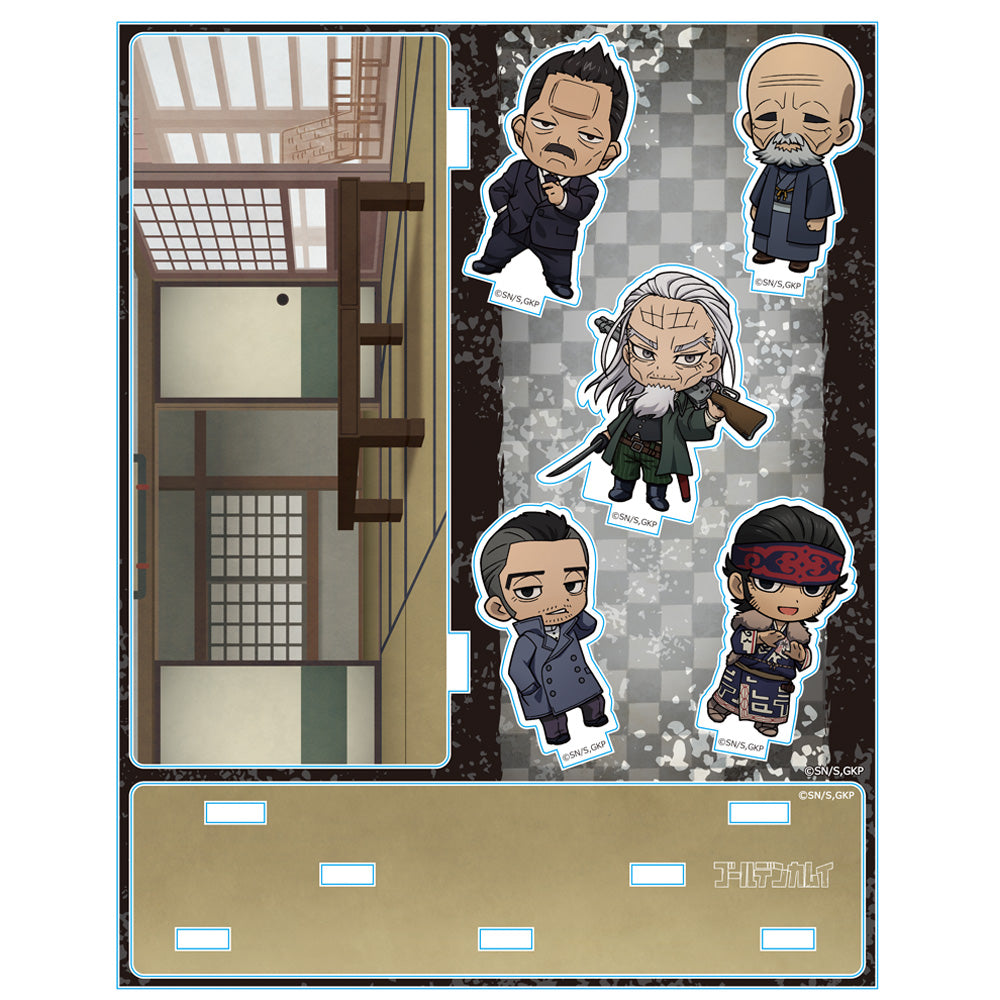 《黃金神威》_亞克力景觀模型D[土方&牛山&永倉&門倉&基拉烏?]