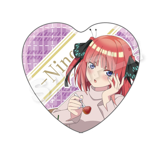 電影 《五等分的新娘》_心形罐徽章 中野二乃 午餐約會版。